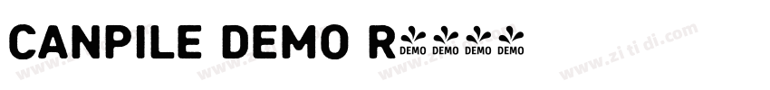 Canpile Demo R字体转换
